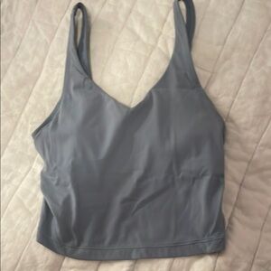 Gray Sleeveless Top